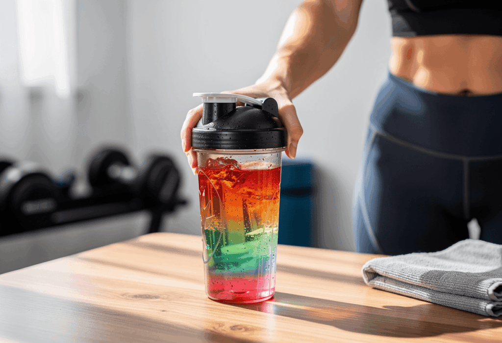 Personne profitant des bienfaits de la Clear Whey