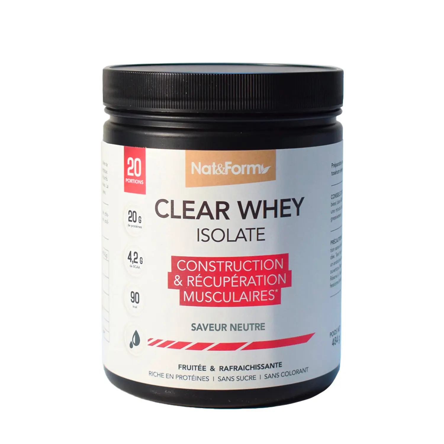 Clear Whey Isolate Neutre 1Natural Greenweez