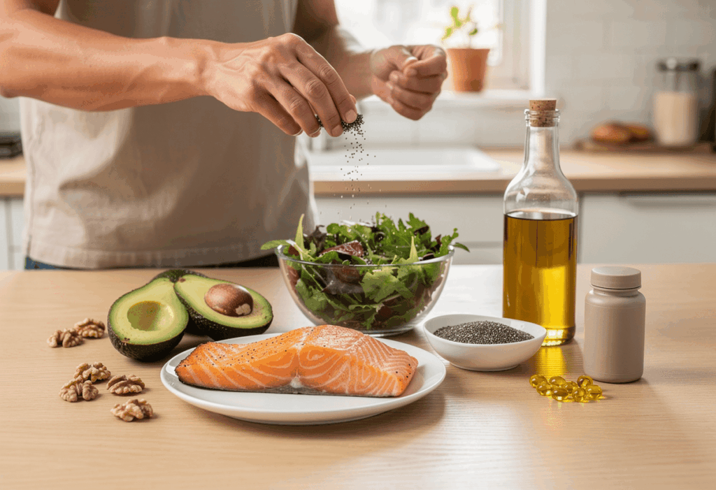 Les oméga-3 dans une alimentation équilibrée